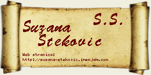 Suzana Steković vizit kartica